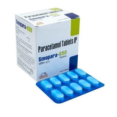 Paracetamol Tablet Ip Smopara-650 Tablets General Medicines