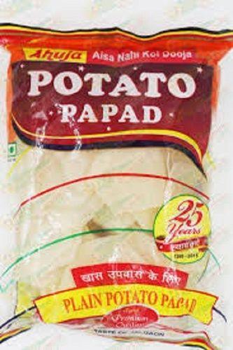 Brown Tasty Spicy And Delicious Potato Papad Made With All Natural Ingredients