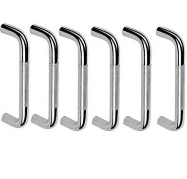 Polished Stainless Steel Chrome Finish Furniture Handle, Ideal For Exterior Door