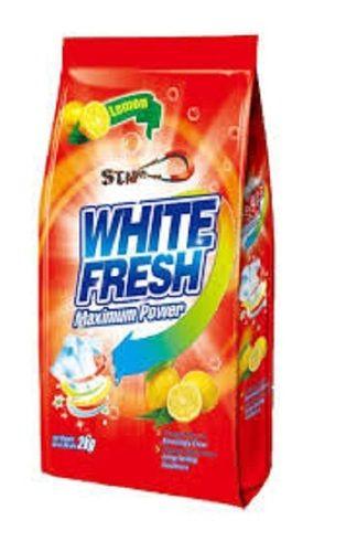 Environment Friendly White Fresh Detergent Powder For Remove Tough Stains And Dirt Benzene %: 22