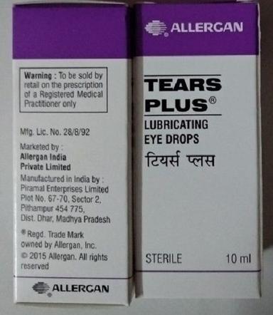 Tears Plus Eye Drop Age Group: Adult