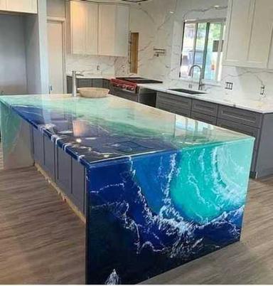 Indian Style Waterborne Epoxy Resin Designer Table For Paints & Coatings, Multicolor
