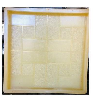 Yellow Durable And Long-Lasting Square Shaped Pvc Paver Moulds For Making Paver Block