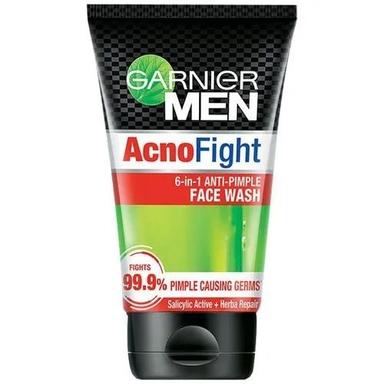 Garnier Men Acno Fight Anti Pimple Face Wash Safe To Use And Suitable For All Types Of Skin Color Code: Black