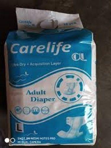 White 100% Dey Disposable Pure Cotton Soft And Comfortable Carelife Adult Diaper 