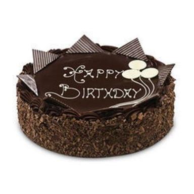 100% शुद्ध और ताज़ा ब्लैक बर्थडे चॉकलेट केक, असली चोको क्रीम से बने पैक का आकार: 500 ग्राम 