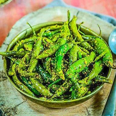 Green Chilli Pickles(No Artificial Flavour And No Preservative)