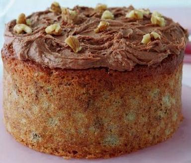 Pure Fresh Round Eggless Sweet Chocolate Homemade Birthday Cake With Dry Fruit Toppings  Fat Contains (%): 4.5 G Grams (G)