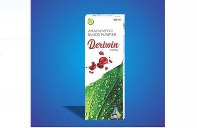 200Ml Deriwin An Ayurvedic Blood Purifier Syrup Age Group: For Adults