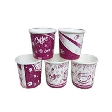 100% Eco-Friendly Leak-Proof Pink And White Printed Disposable Paper Cup Application: Events