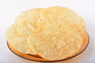 100 Percent Delicious And Tasty Round Masala Mathiya Papad For Tea Time Snacks Carbohydrate: 10 Percentage ( % )