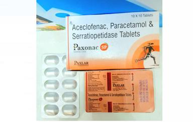 Paxonac Sp Aceclofenac, Paracetamol And Serratiopetidase Tablets, Helps In Relieving Pain And Inflammation Age Group: Adult