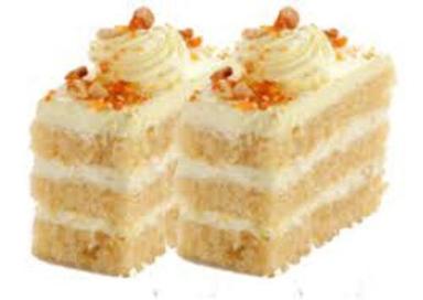 Piece  Delicious Smooth Flavour Taste Butter Cream Cake Pastry(Pg,Archana)