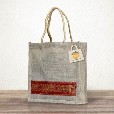 Biodegradable Elegant Look Easy To Carry Designer Cotton Padded Jute Shopping Bag Capacity: 3Kg. Size/Dimension