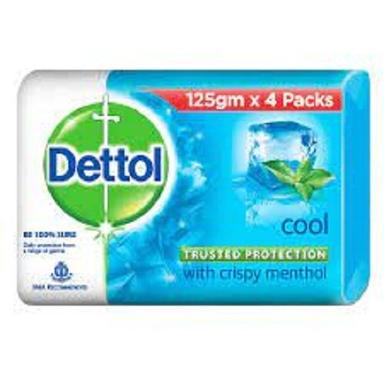 Daily Usable Non-Sticky High Foam Antibacterial Dettol Intense Cool Bath Soaps for Kills 99.9 Percent of Germs