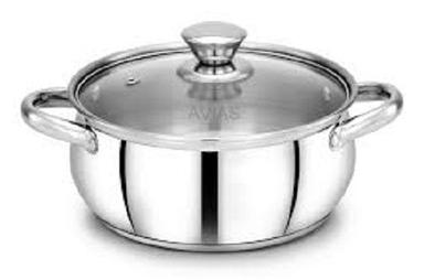 Premium Quality Mirror Finish Stainless Steel Induction Base Cookware For Home