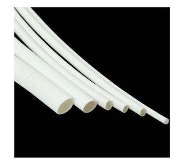 Round 10 Meters, White Strong Long Lasting Durable Heat Shrink Tubes Polyolefin Sleeve For Wrap