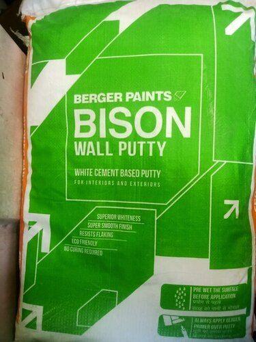 Durable Long Lasting White Beger Paint Bison Wall Putty For Construction, 40 Kg Grade: Industrial Grade