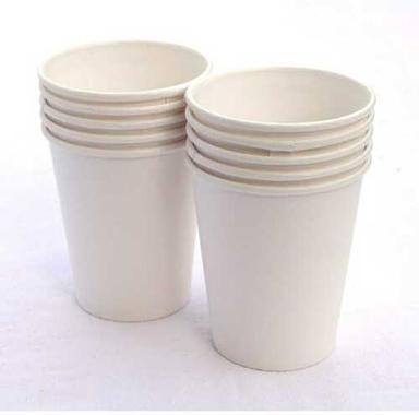 Eco Friendly Paper Cups For Coffee, Cold Drinks And Tea Usage, Plain White Color