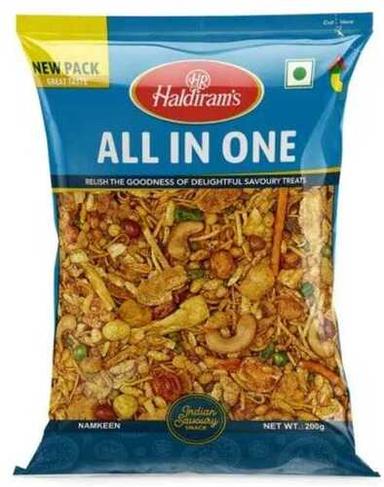 100 Percent Delicious And Spicy Haldirams All In One Mixture Namkeen For Snacks Carbohydrate: 13.2 Grams (G)