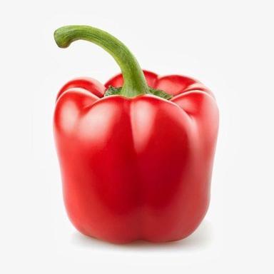 Round 100% Pure And Natural A Grade Fresh Healthy Red Capsicum For Cooking