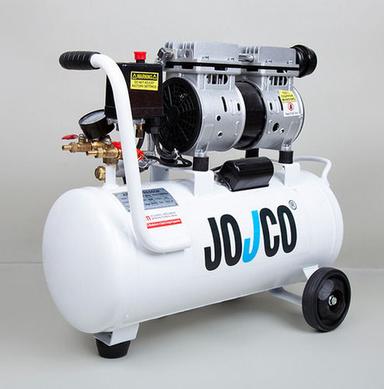 White 30 Kg Ac Single Phase Oil Free Dental Air Compressors, 35 Liters Air Tank Capacity