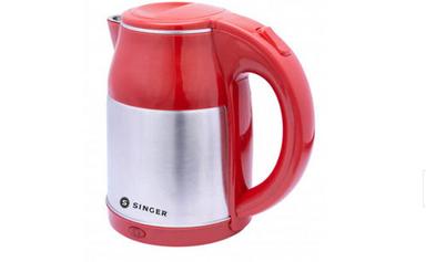 1.8 लीटर 1500 वॉट सिंगर ग्रेस इलेक्ट्रिक केटल पानी, चाय और सूप के लिए उबालने का समय: 5 मिनट मिनट