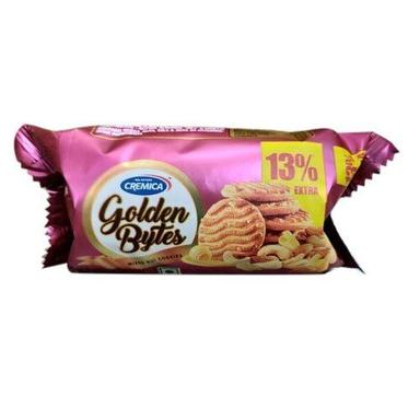Cremica Golden Bites Crispy Cashew Biscuit, With Nuts Cookies, Gluten-Free Fat Content (%): 10 Percentage ( % )