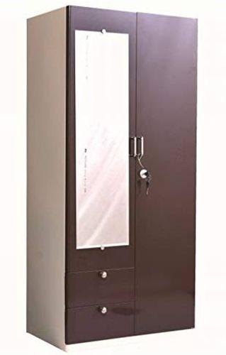 Painted 2 Door Steel Almirah, With Locker Drawer Front Mirror, Durable And Long Lasting