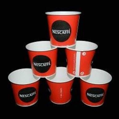 Red Nescafe Printed Disposable Paper Coffee Cups, Size 110 Ml, For Parties