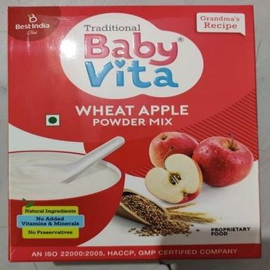 White  Natural, Healthy ,No Artificial Colour Wheat Apple Powder Mix, For Children 
