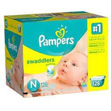 White Pampers Swaddlers Baby Diaper With Great Fit, Leak Protection And Soft For Baby Skin
