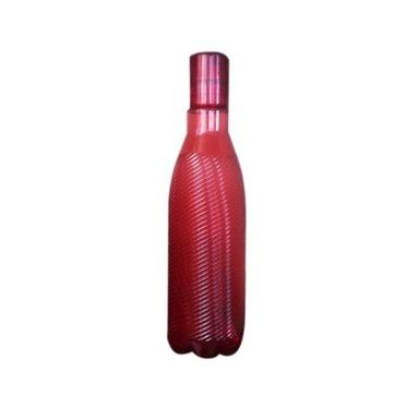 Pp Plain Red Plastic Drinking Water Bottle, Leak-Proof And Free From Bpa