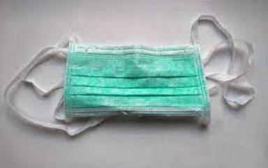 Skin Friendly Comfortable And Breathable Anti Pollution Green Surgical Disposable Mask Age Group: Infants