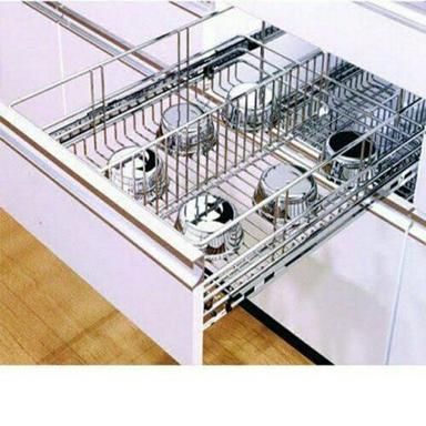 Various Varieties Properly Storing For Modular Kitchen, Modular Kitchen Basket  Height: 4 Inch (In)