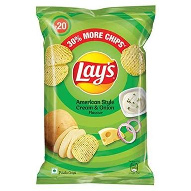 American Style Lays Cream And Onion Potato Chips  Packaging: Bag