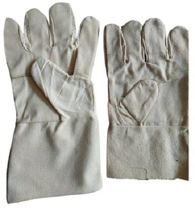 Brown Plain Perfect Fitting And Light Weight Cream Full Finger Hand Gloves