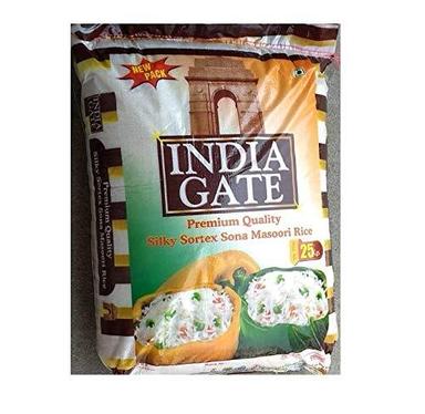 White 100 Percent Fresh And Natural Long Grain India Gate Basmati Rice For Cooking