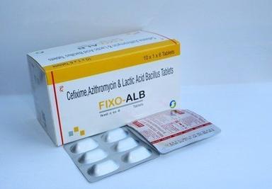 Fixo-Alb Cefixime Azithromycin And Lactic Acid Bacillus Tablets