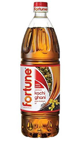 Organic  Fortune Kachi Ghani Mustard Oil A Grade 100 % Pure And Natural Pressed