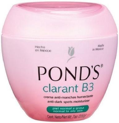 Anti Dark Spot And Anti Manchas Humectante With Moisturizer Free Clarant B3 Ponds Cream Color Code: White
