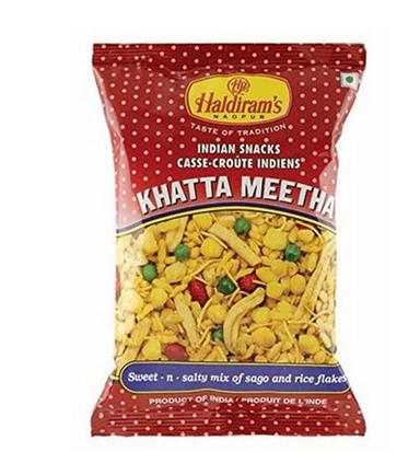 Cranchy Crispy Yummy Tasty Haldiram Khatta Meetha Namkeen  Fat: 3% Percentage ( % )