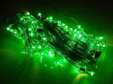 Plastic Green Led String Lights With 100 Leds For Home Decoration, 10 Meter Length, Related 12V