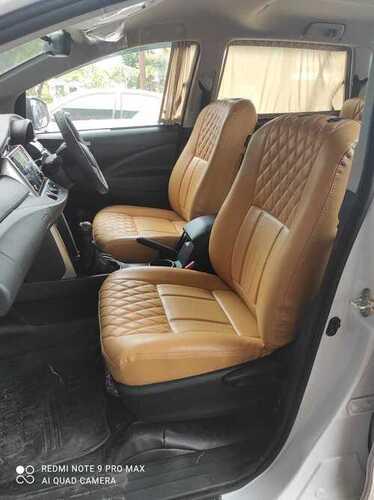 Leather Front Kwid Designer Car Seat Covers Foam Pad On The Underside This Is A Reversible Cover
