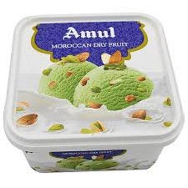 White Moroccan Dry Fruit Ice Cream A Delicious Harmony Of Real Milk Along With Almond And Pistachio 
