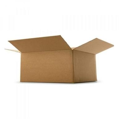 Laminated Material Light Weight Brown Colour Plain Kraft Corrugated Box Used For Packaging