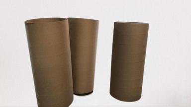 Black Plain Brown Color Weight Paper Tube 5 To 20 Mm Thickness