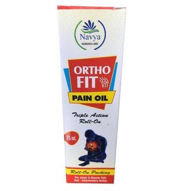 75Ml Ortho Fit Pain Roll On Oil Age Group: For Adults