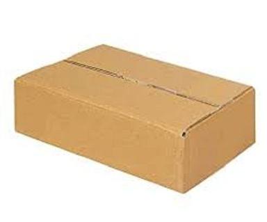 Paper Recyclable Lightweight Rectangular Brown Plain Corrugated Box For Packaging 