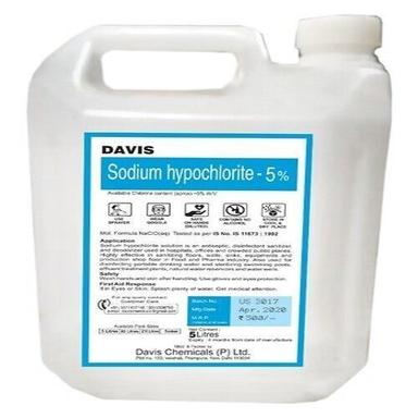 Davis Chemical Sodium Hypochlorite For Textile Industry And Infection Cut Capacity: 500 Milliliter (Ml)
